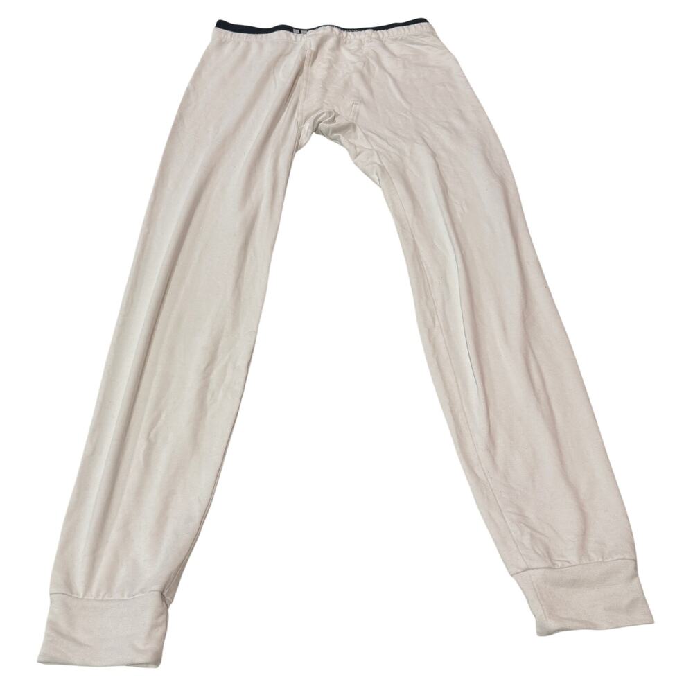 UNIQLO Alexander Wang Heattech Extra Warm Mens Long Johns Tights White Medium